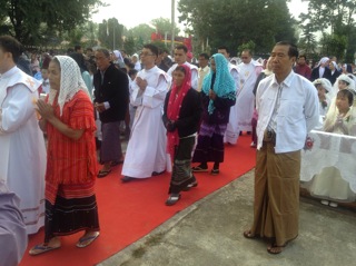 Ordination of new priest in Thailand