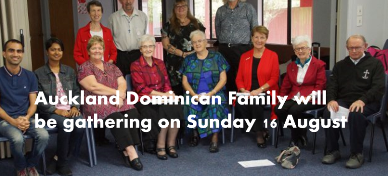 Auckland Dominican Family to gather on 16 Aug