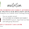 Invitation to Dominican Online Gathering – 27 August