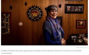 Mary Eastham recognised in King’s Honours